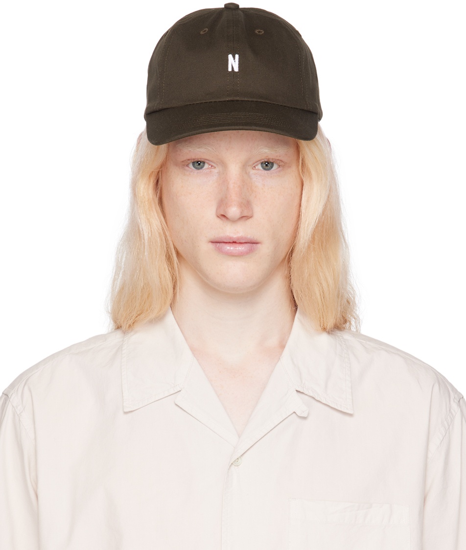 NORSE PROJECTS Brown Twill Sports Cap Norse Projects