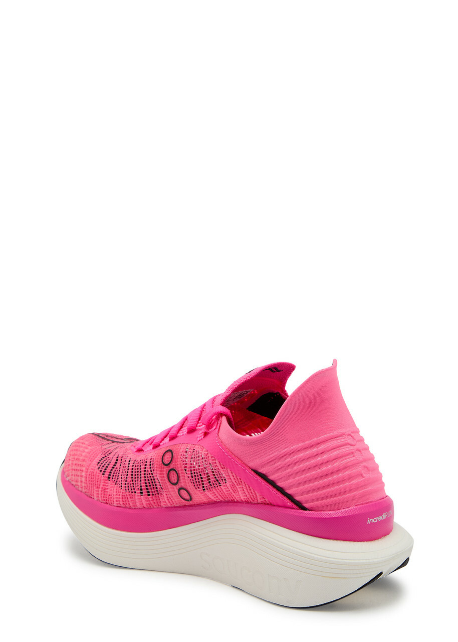 Saucony Endorphin Elite 2 Panelled Mesh Sneakers Pink