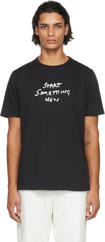 Photo: Paul Smith Black 'Start Something New' T-Shirt