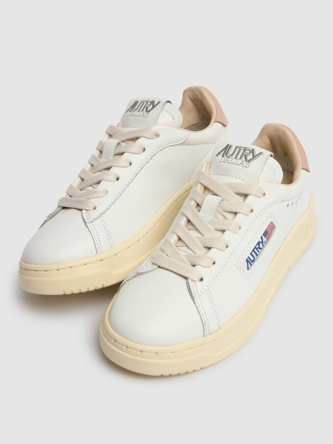 AUTRY Dallas Low Leather Lace-up Sneakers Autry