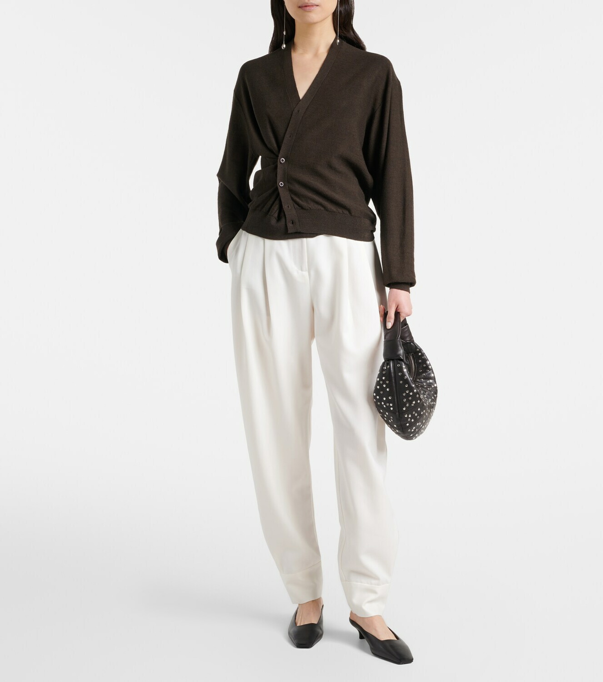 Lemaire Twisted wool-blend cardigan