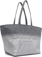 Alexander Wang Gray Denim Punch Large Tote