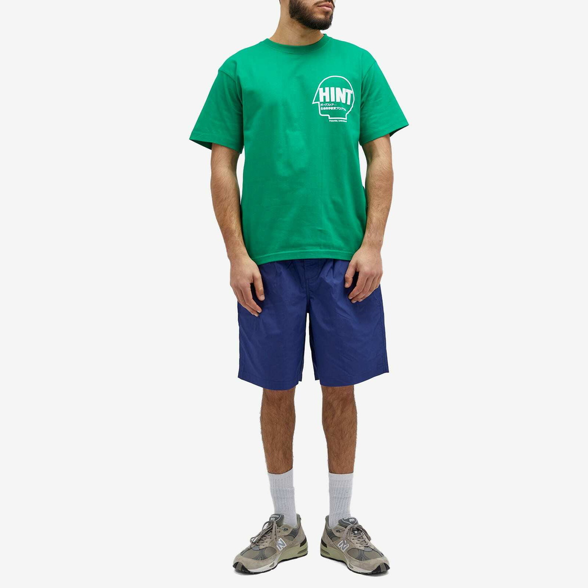 Garbstore Men's Pleated Wide Easy Shorts in Royal Blue