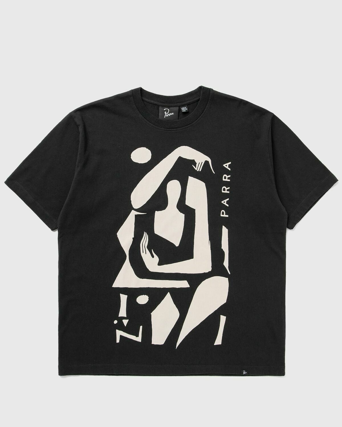 By Parra DETACHED TEE Black Mens Shortsleefe