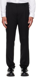 Hugo Black Extra-Slim-Fit Wool-Blend Twill Trousers