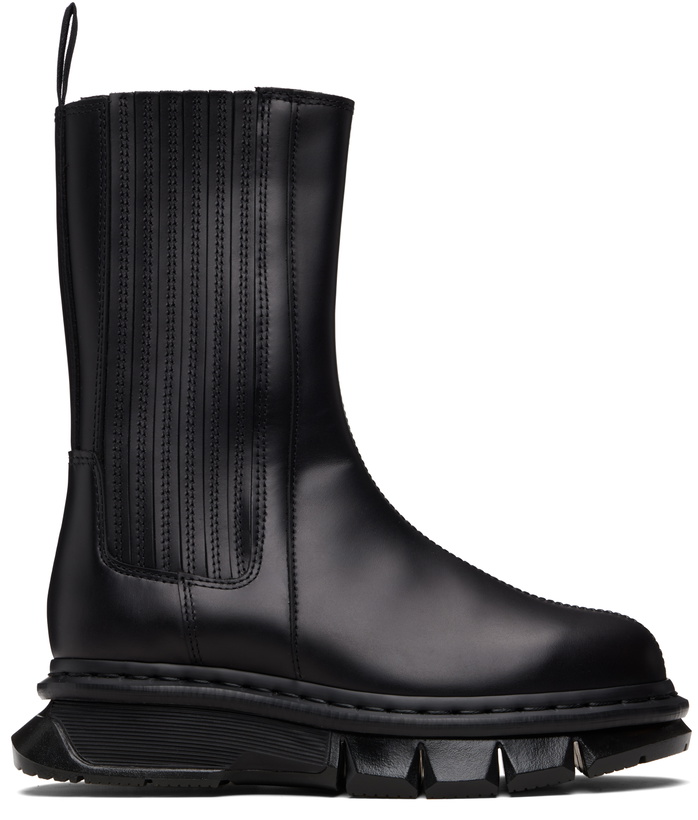 Photo: Dr. Martens Black 14XX Qubist Chelsea Boots