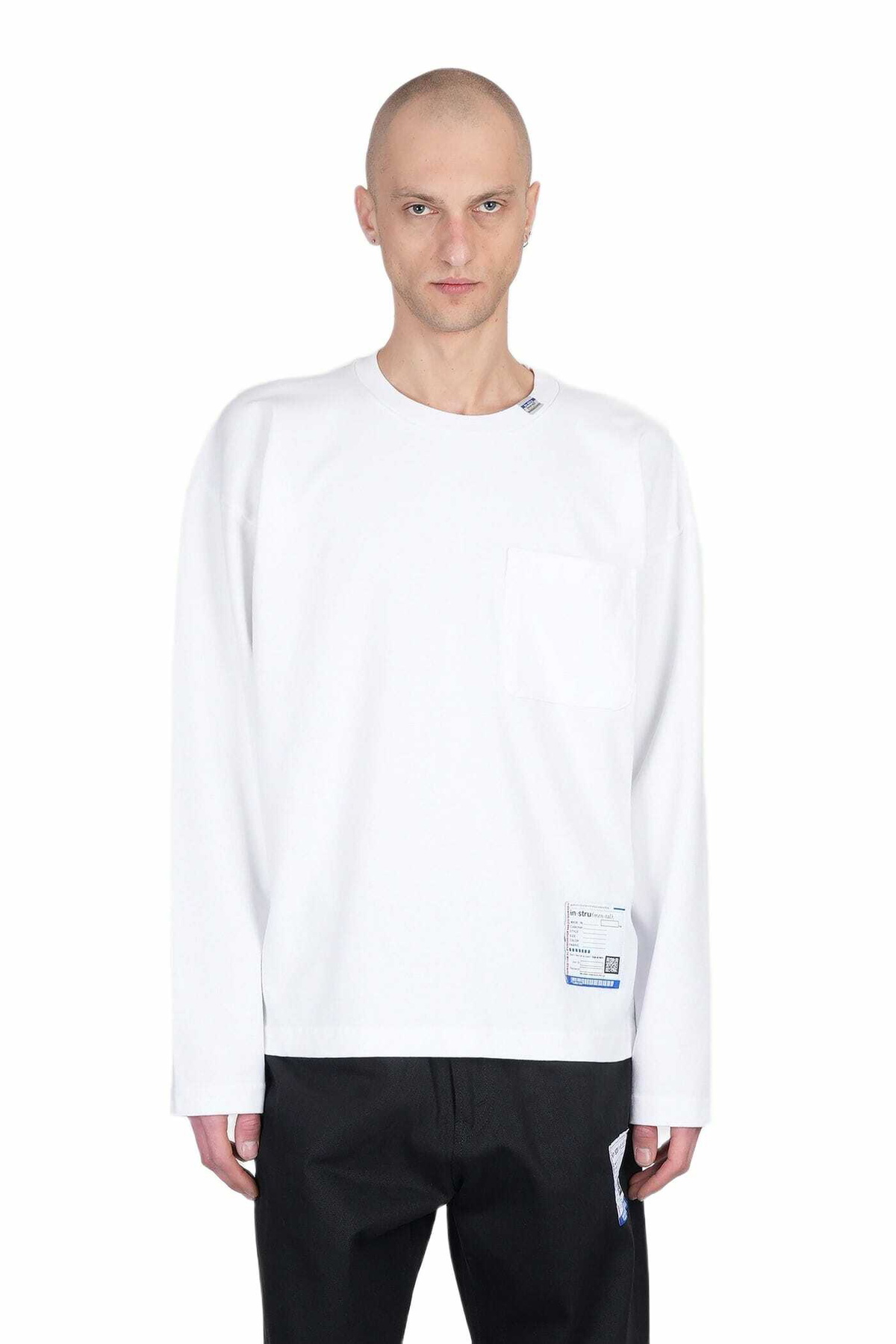 Maison MIHARA YASUHIRO Black 'Peterson 23' Printed Long