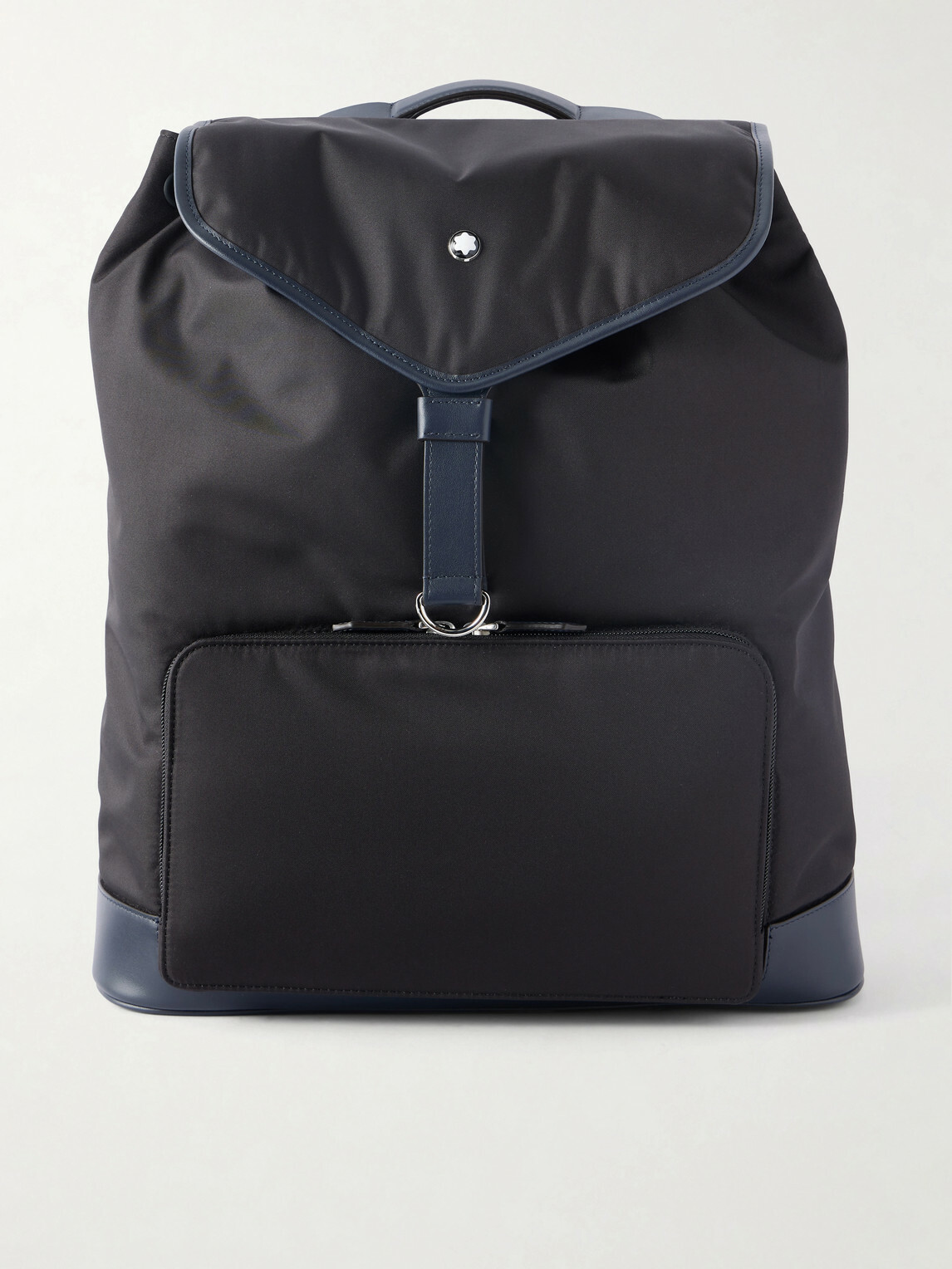 Montblanc - Panorama Leather-Trimmed Shell Backpack