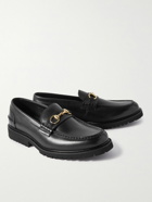 VINNY's - Le Club Horsebit Leather Loafers - Black