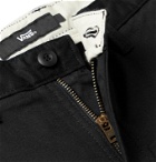 Vans - Authentic Stretch Cotton-Blend Twill Chino Shorts - Black