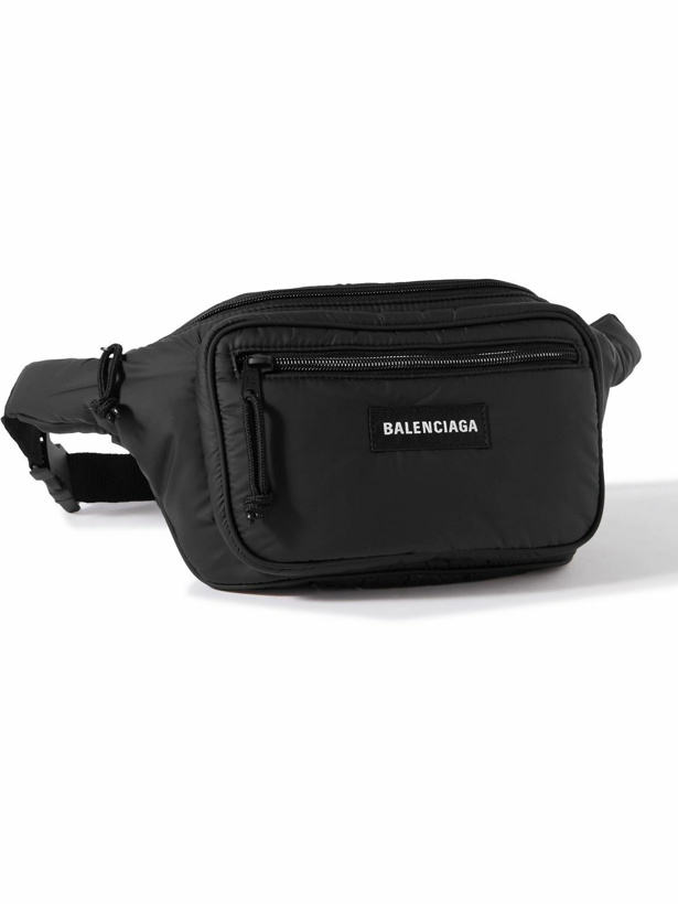 Photo: Balenciaga - Explorer Logo-Appliquéd Nylon Belt Bag