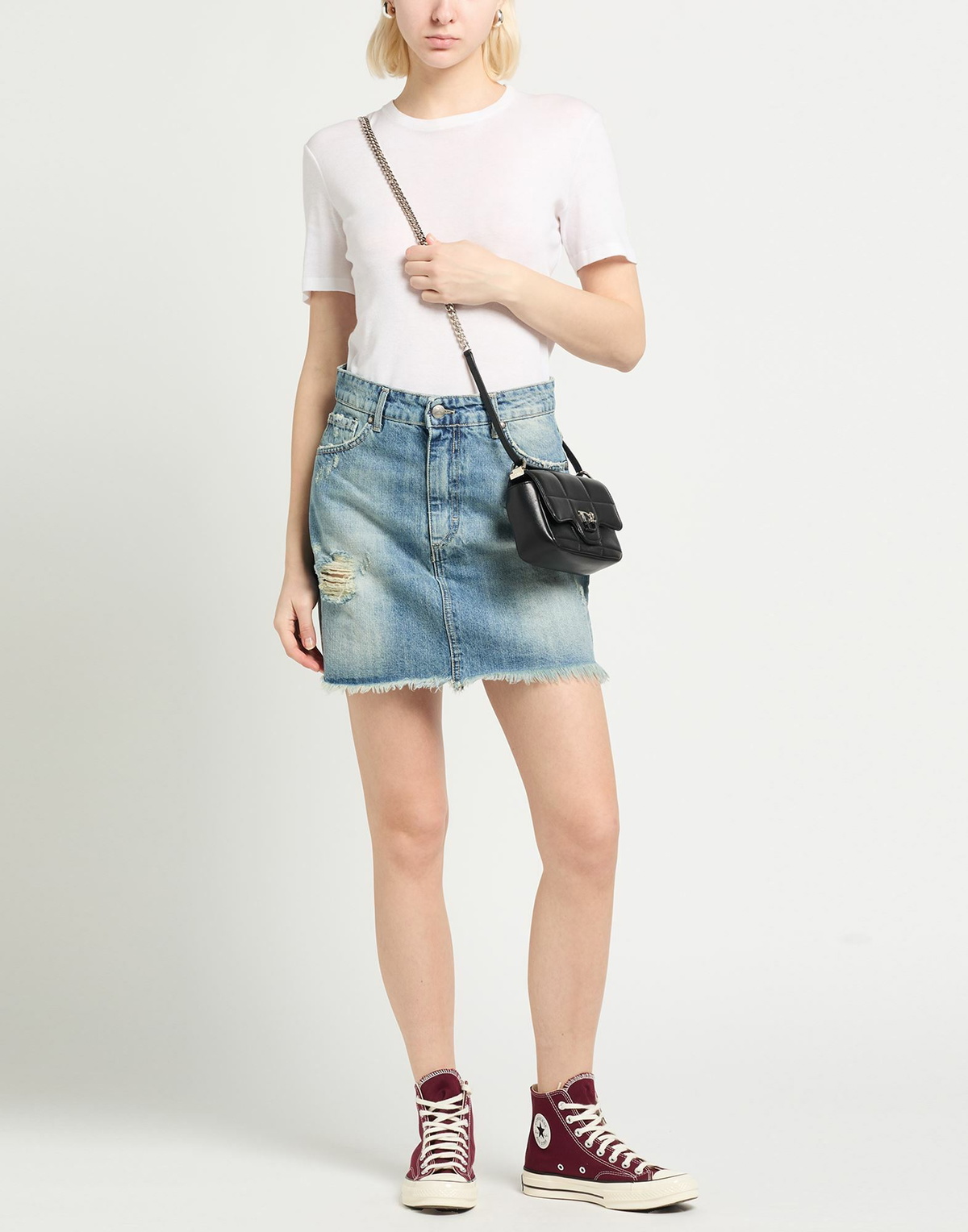 Berna Womens Denim skirt in Blue