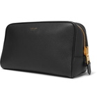 TOM FORD - Full-Grain Leather Wash Bag - Black