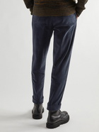 Officine Générale - Hugo Straight-Leg Cotton-Blend Corduroy Suit Trousers - Blue