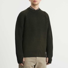 Junya Watanabe MAN Men's Double Sided Ribbed Knit in Grey Blue