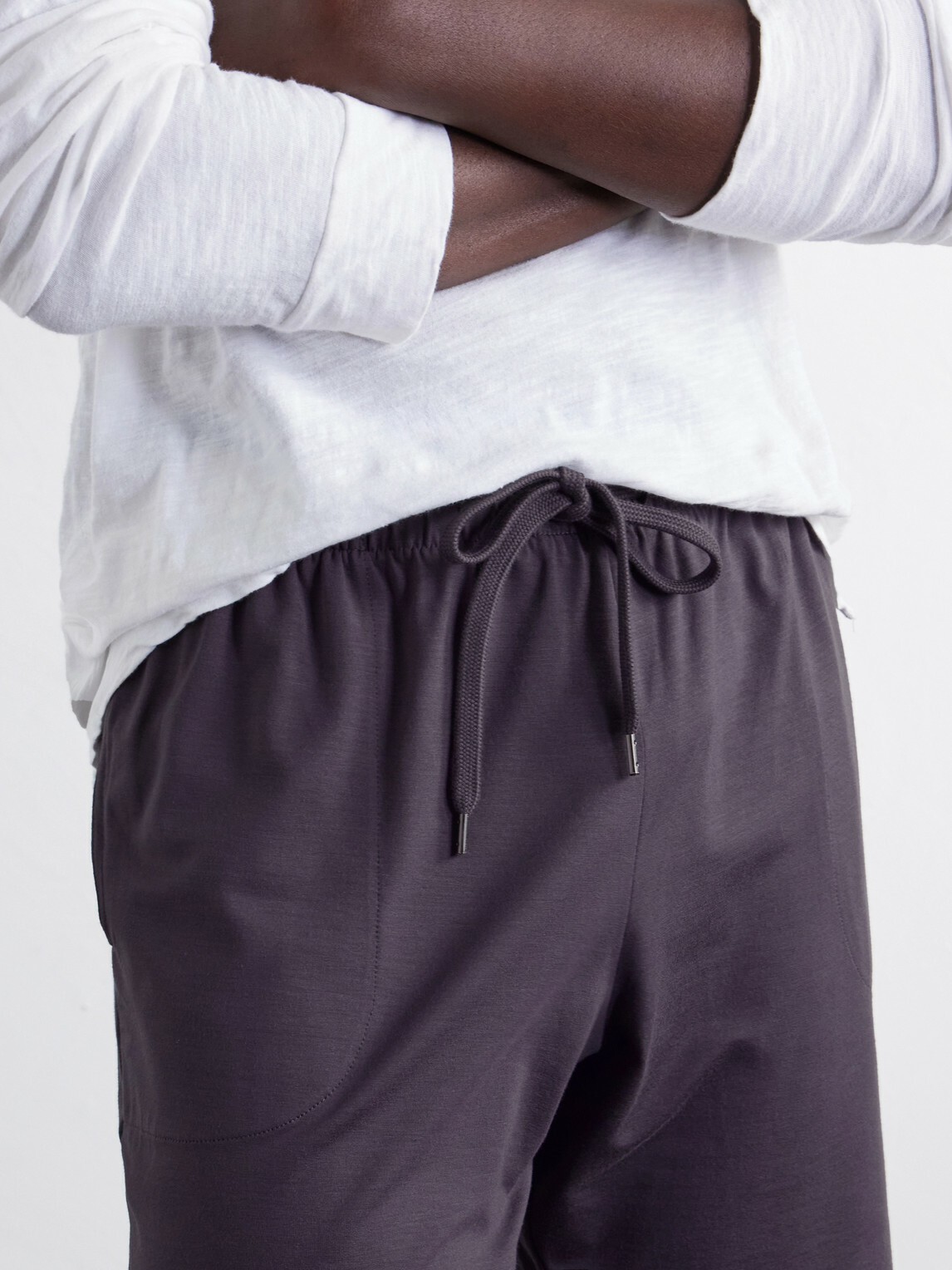 Derek Rose - Basel Straight-Leg Stretch-Modal Jersey Drawstring Pyjama Shorts - Blue