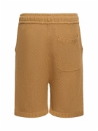 HONOR THE GIFT - Logo Knit Cotton Shorts