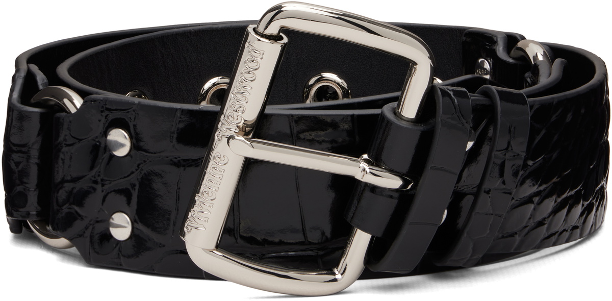 Vivienne Westwood Black Recycled Tom Belt Bag Vivienne Westwood