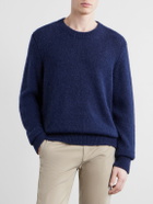 Massimo Alba - Bruce Alpaca-Blend Sweatshirt - Blue