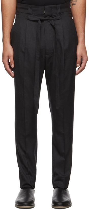 Photo: Fear of God Grey Slim Trousers