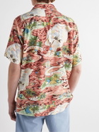 Go Barefoot - Convertible-Collar Printed Cotton-Blend Shirt - Multi
