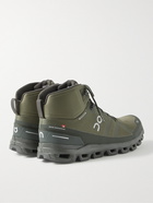 ON - Cloudrock Waterproof Rubber-Trimmed Mesh Boots - Green