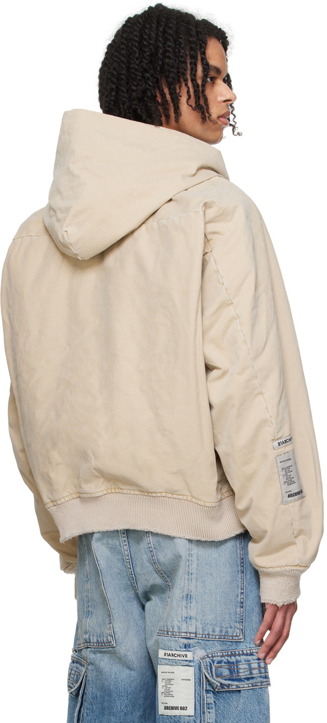 B1ARCHIVE Beige Zip Jacket