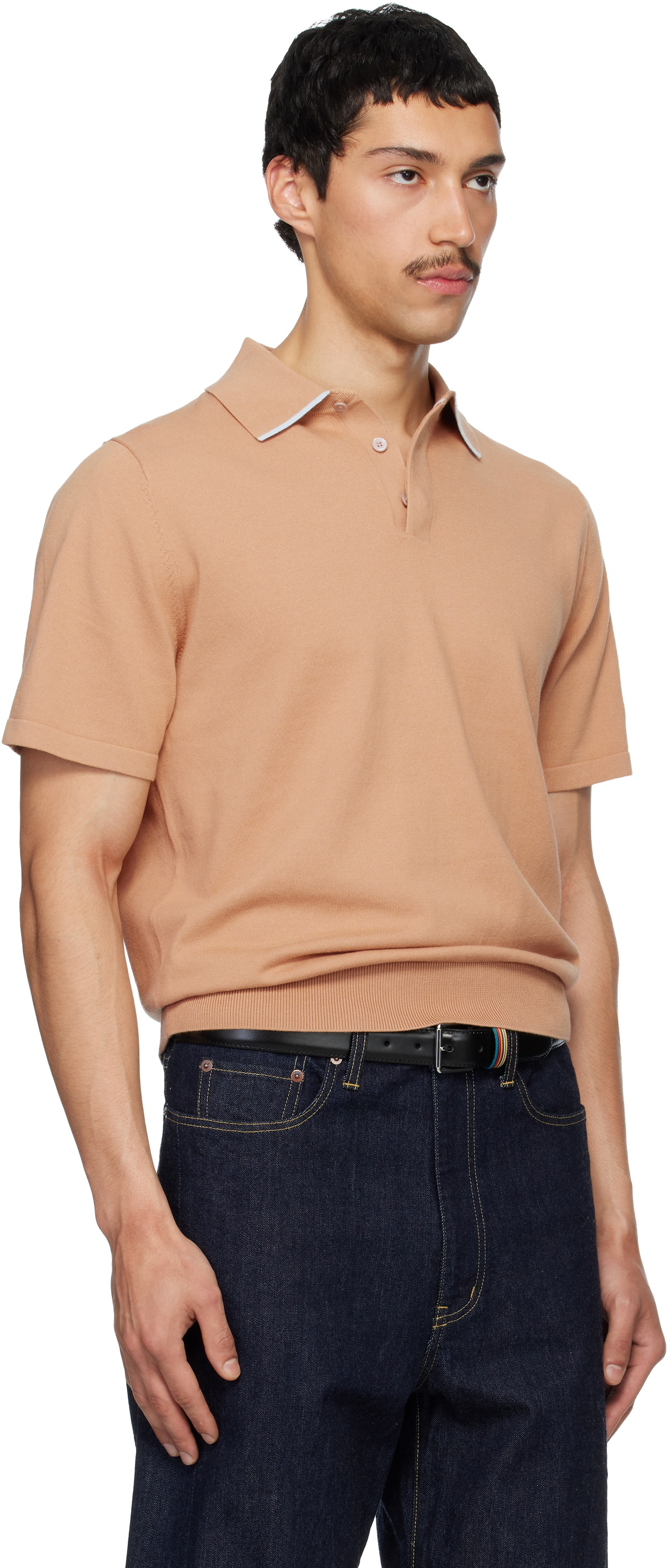 Paul Smith Tan Short Sleeve Polo