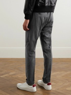 Paul Smith - Tapered Wool and Cashmere-Blend Drawstring Trousers - Gray