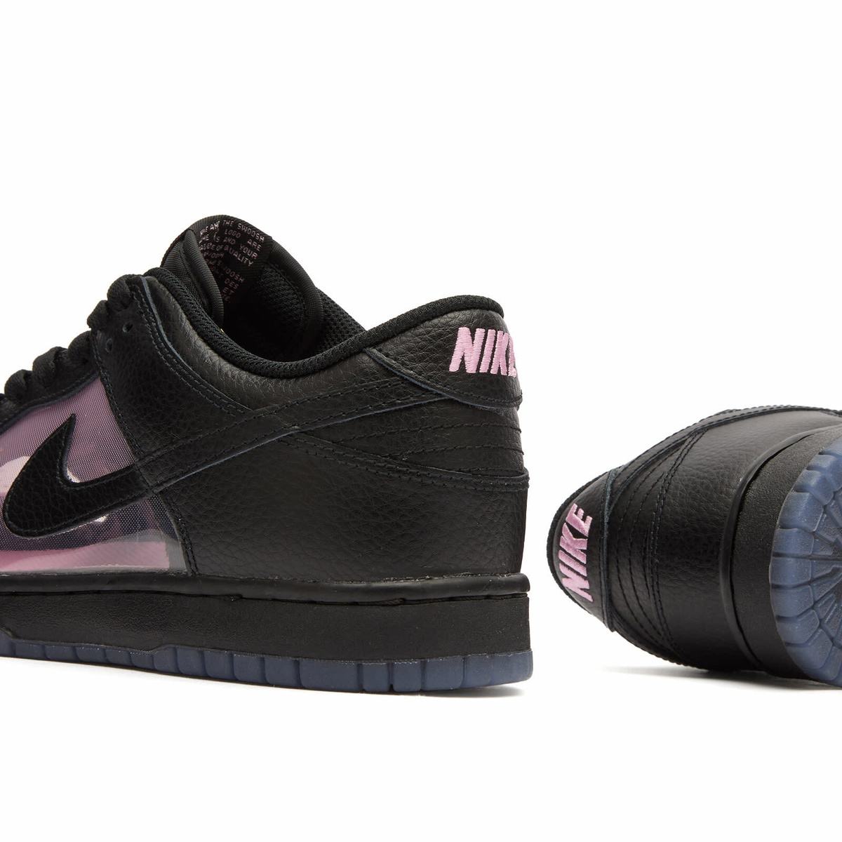 Nike Dunk LoRetro Prm Sneaker in Pink Rise/Black/Black