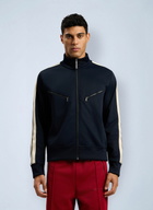 Palm Angels Curved Logo Zip-Up Track Jacket