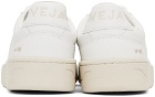 VEJA White V-90 Leather Sneakers