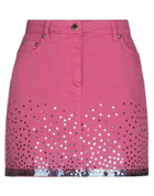Alberta Ferretti Womens Denim skirt Mauve