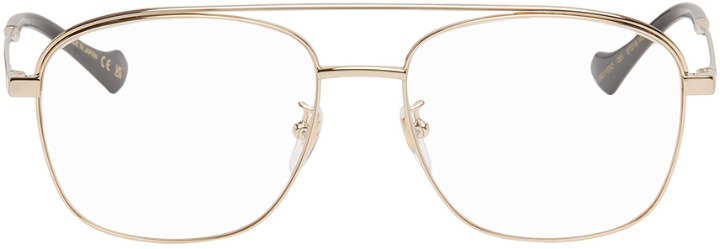 Photo: Gucci Gold Aviator Glasses