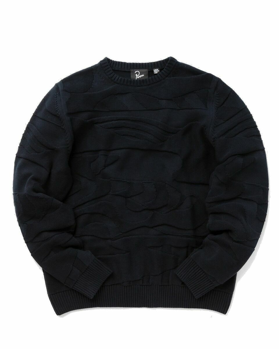 Photo: By Parra Landscaped Knitted Pullover Black - Mens - Pullovers