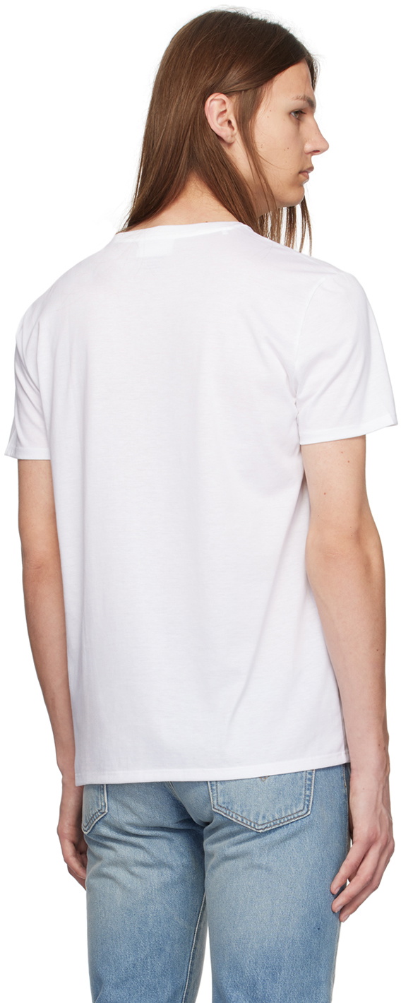 Lacoste white v neck t shirt best sale