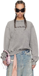 Acne Studios Gray Blurred Sweatshirt