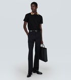 Burberry Burberry Check cotton piqué polo shirt