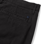 NN07 - Crown Slim-Fit Stretch-Cotton Twill Shorts - Black