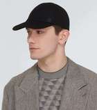 Giorgio Armani Wool and cashmere-blend baseball cap