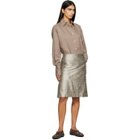 RESCHA SSENSE Exclusive Tan Hom Embroidered Shirt