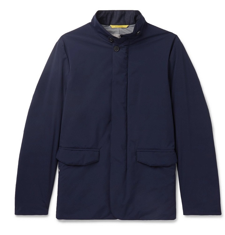 Photo: Canali - Water-Repellent Shell Jacket - Men - Navy
