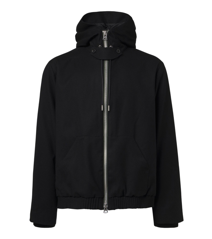 Photo: Sacai Hooded wool jacket