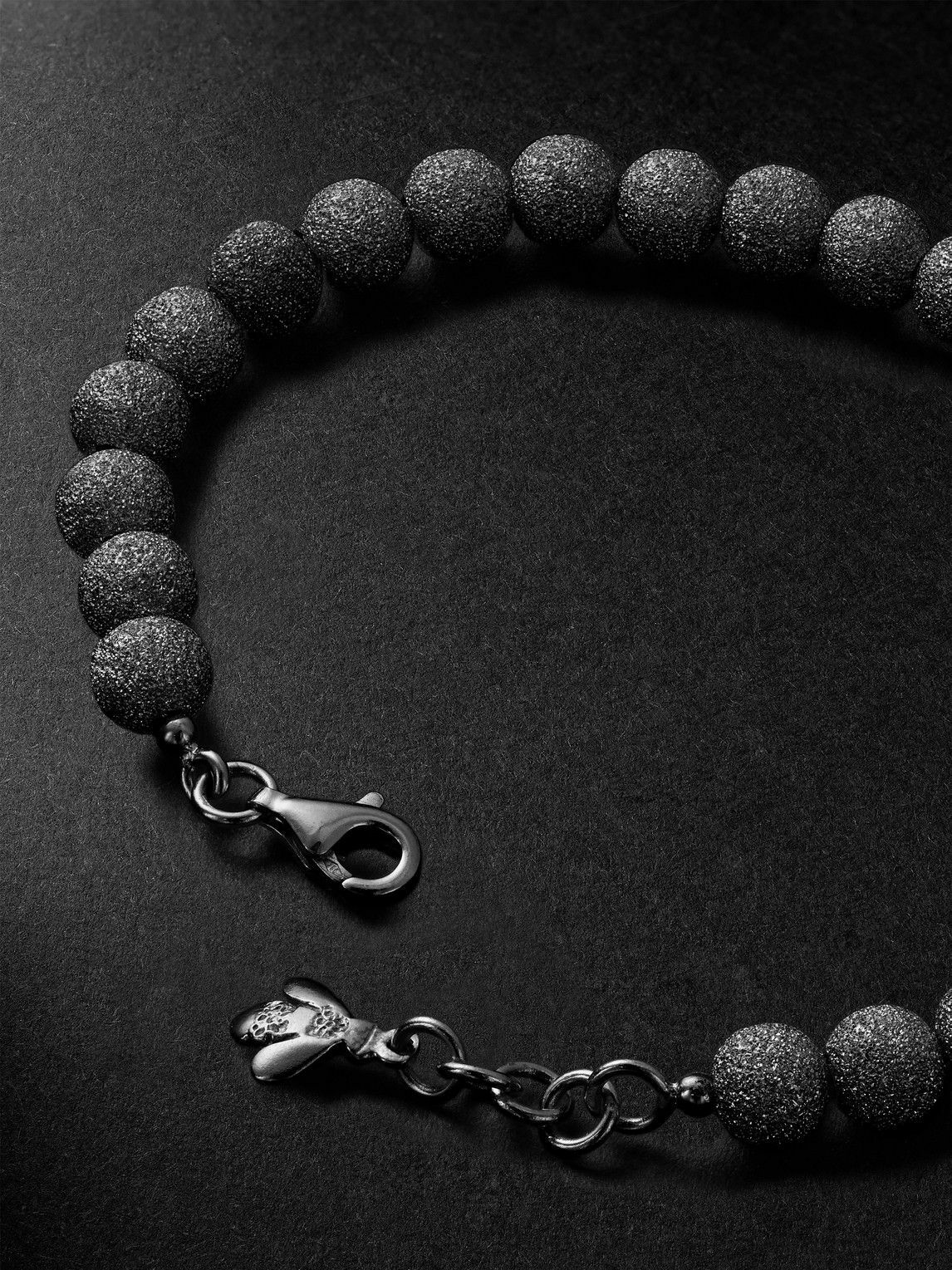 Carolina Bucci - Florentine Finish 18-Karat Blackened Gold Beaded Bracelet