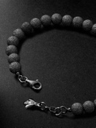 Carolina Bucci - Florentine Finish 18-Karat Blackened Gold Beaded Bracelet