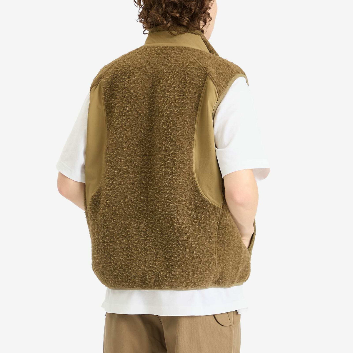 ROA Men's Polar Fleece Vest in Aloe