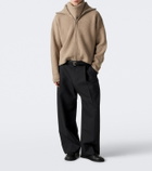 Studio Nicholson Ribbed-knit wool zip-up sweater