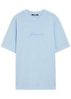 Jacquemus Le Tshirt Pigmento Cotton T-shirt Blue