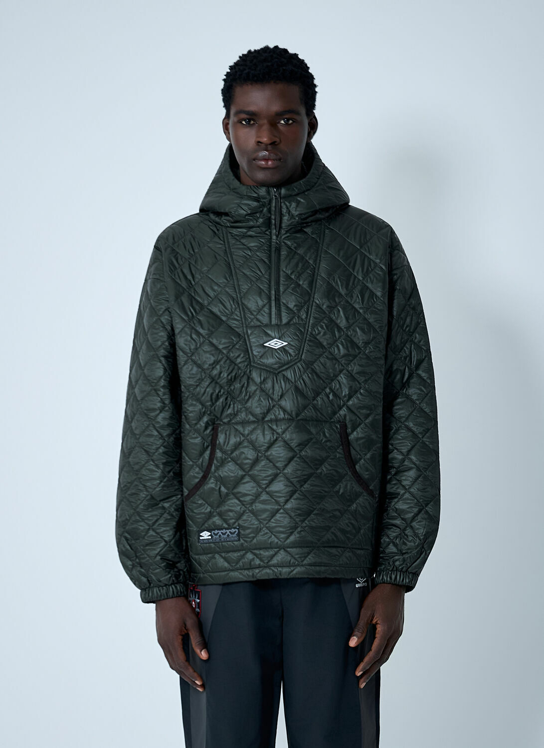 Umbro Quilted Masked Anorak Jacket