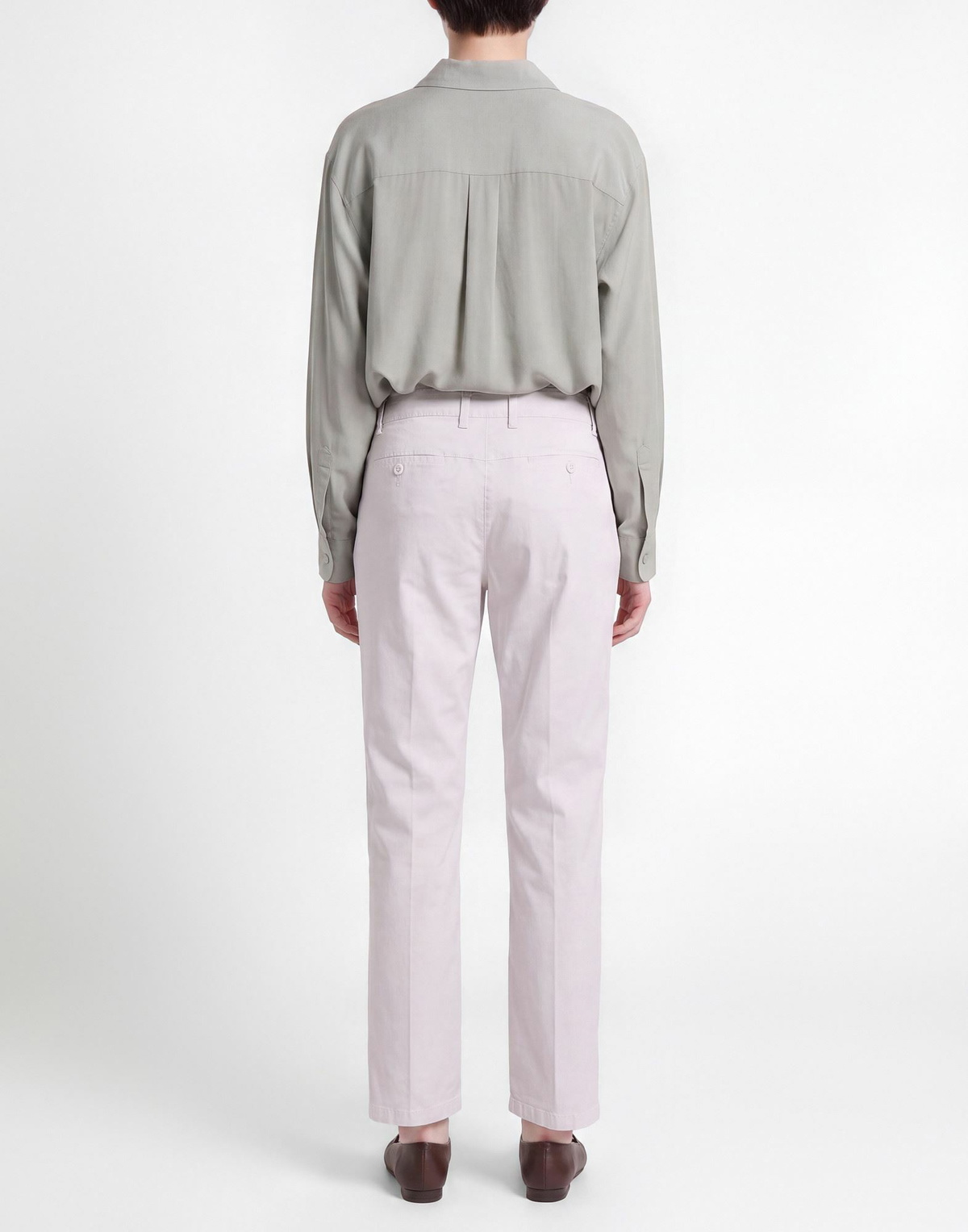 Manila Grace Womens Pants in Off white